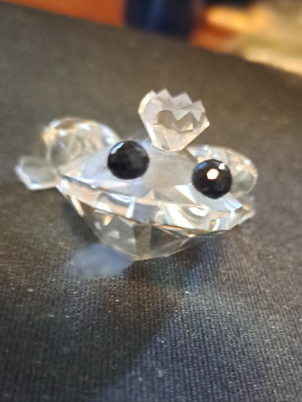Vintage 1984 Swarovski Frog Prince Excellent